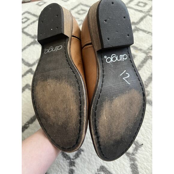 DINGO Willie Camel-Colored Embroidered Leather Western Rodeo Boots - Picture 12 of 13